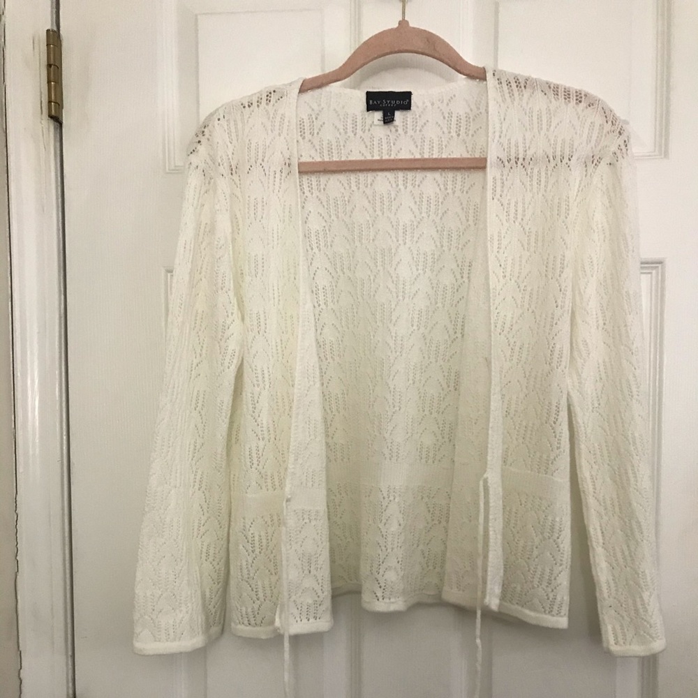White Cardigan